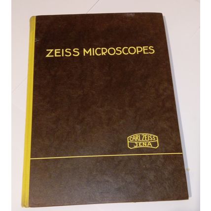 Rare Hardcover Carl Zeiss Microscope Catalog 1934 Edition w UK Prices