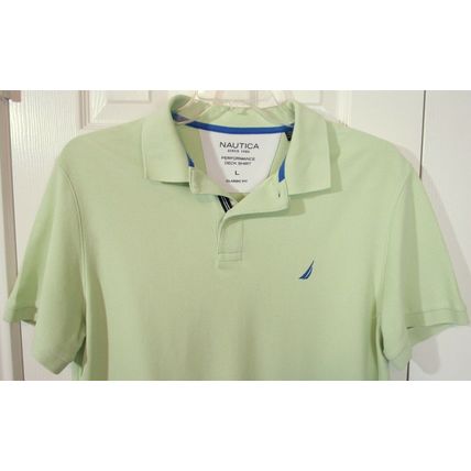 Nautica Performance Deck Polo Shirt, Chartreuse Green, Men's Large, Exc. Cond.!!