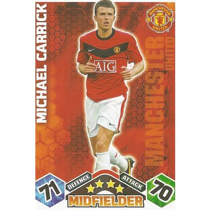 Match Attax 2009/10 Collection: Manchester United, Midfielder - Carrick