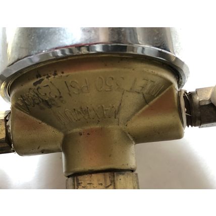 new HARRIS 47-50 CR ACETELENE GAS REGULATOR PRESSURE ASSEMBLY 481-0012 A,DK
