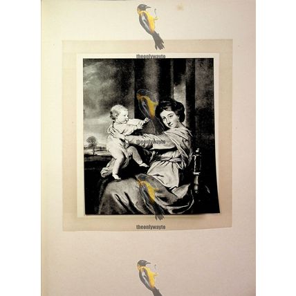 Caroline Duchess Of Marlborough & Daughter, 'Tipped In' Book Illustration, 1910