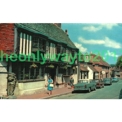 Star Inn, Alfriston, Sussex, England, Postcard