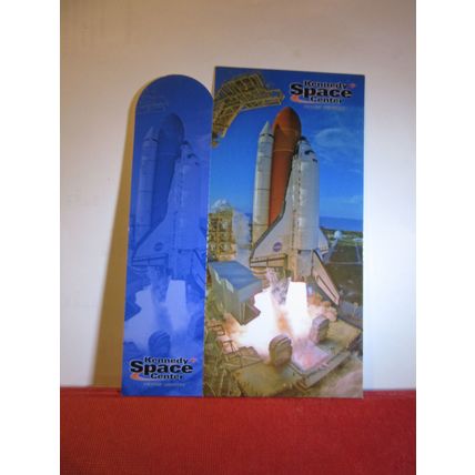 KENNEDY SPACE CENTER, FLORIDA, US unused bookmark/postcard novelty =