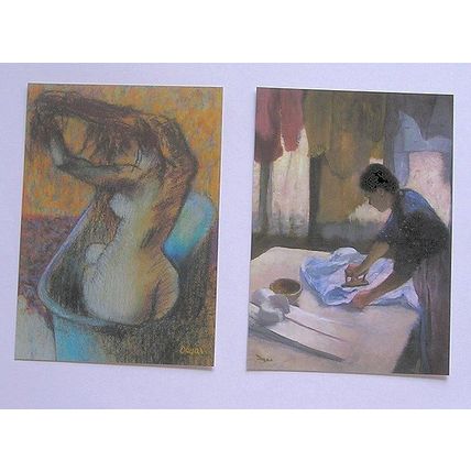 Edgar Degas - National Gallery Of Australia - 2 x Womens Study Post Cards - NEW