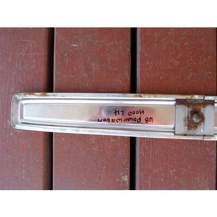 1968 Dodge Power Wagon LH Hood Trim OEM 2 pc Truck D100 D200 W100 W200