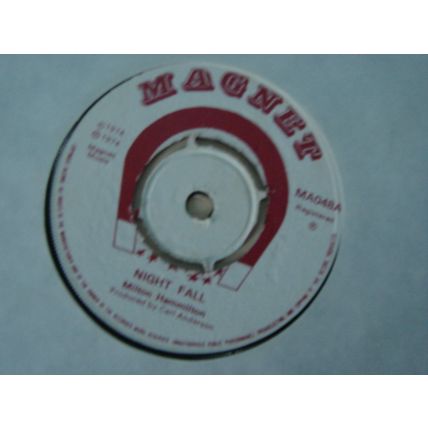 A5-REGGAE-MILTON HAMMILTON-NIGHT FALL/VERSION-UK 7" Single-1974-NM-