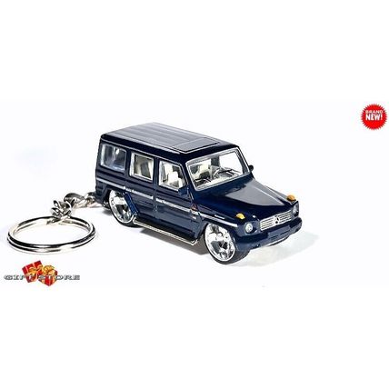 HTF RARE KEYCHAIN BLUE MERCEDES™ G CLASS WAGON CUSTOM Ltd Ed. GREAT GIFT