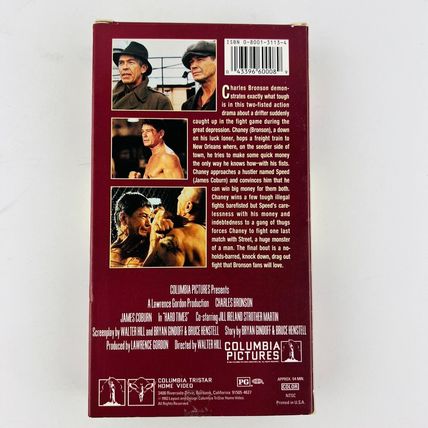 Hard Times VHS Video Tape Charles Bronson, James Coburn, Jill Ireland