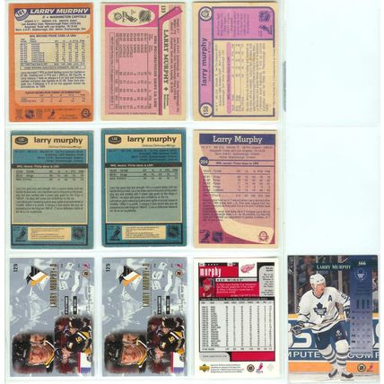 Larry Murphy 10x card lot