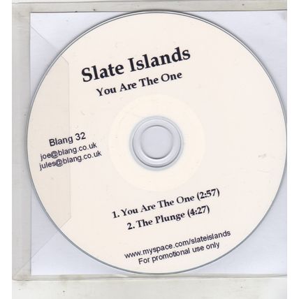 Slate Islands : You Are The One. PROMO CD Single.