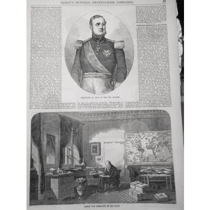 Ballou's Pictorial January 10, 1857. Mississippi; Empress Eugenie hunting, etc