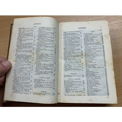 c1886 THE POETICAL WORKS OF ROBERT BURNS ANTIQUE HARDBACK BOOK (P3)