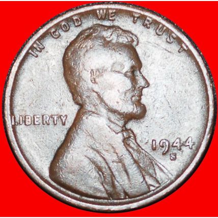 WOMAN PENNY (1909-1958): USA★1 CENT 1944S LINCOLN 1809-1865★LOW START★NO RESERVE