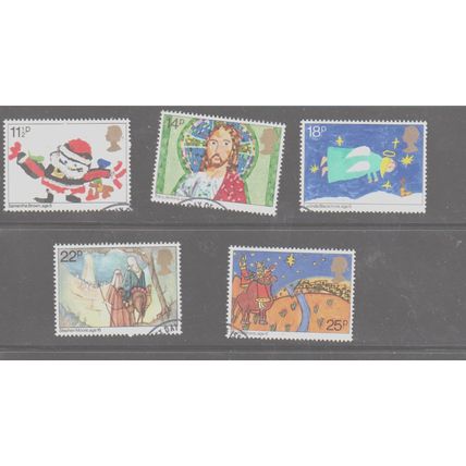 Christmas Childrens Pictures 1981 SG1170-1174 used unmounted (ES0123)