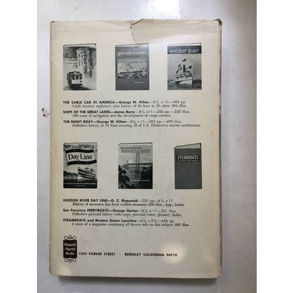 The Great Lakes Car Ferries (1st Edition) By George W, Hilton 4363