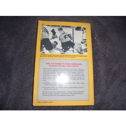 1986-87 Edition! Sporting News MLH Official HOCKEY Registry! $12.00 Shipped!
