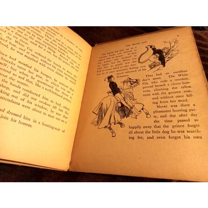 Children's Book Robinson Crusoe &The White Cat By McLoughlin Bros Circa 1900