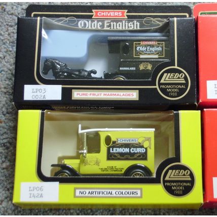 Lledo Chivers Hartley set of six models in original box with certificate 2729