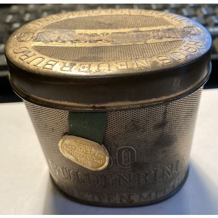 Haus Neuerburg Tropenpackung Cigarette Tin 50 Gulden Ring