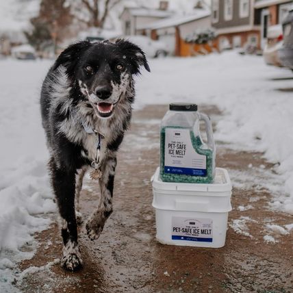Natural Rapport Pet Friendly Ice Melt - Calcium Chloride Free, Pet Safe Ice Melt