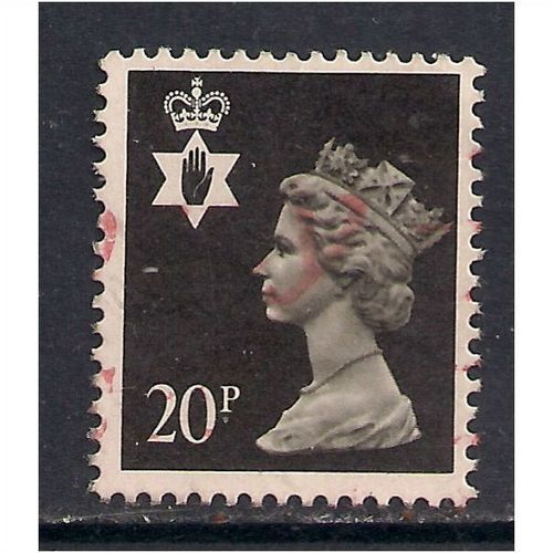 Northern Ireland GB 1989 20p Brownish Black Machin SG N1 51.(K129 )