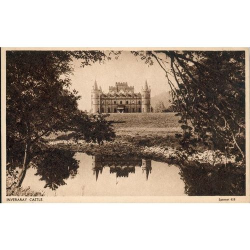 Vintage PC - Inveraray Castle, Argyllshire, Scotland - Cuthbert Spencer Ltd. 418