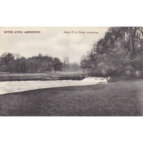 River Avon Amesbury Wiltshire Postcard (WL71898)