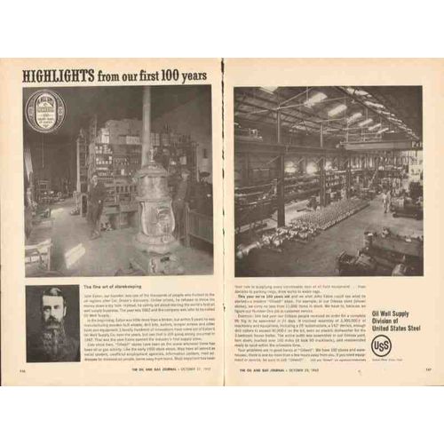 united states steel 1962 oil well supply john eaton vintage ad