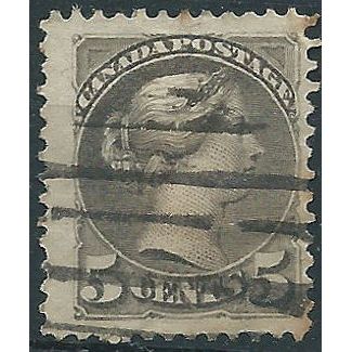 Canada 1889 SG106 5c Brownish-Grey Good/Fine Used . . ..
