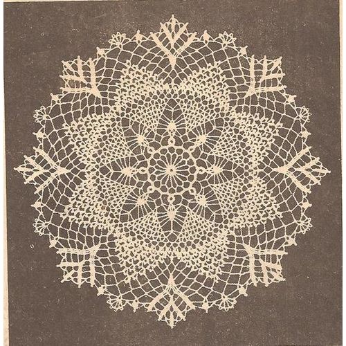 Vintage Crochet Doily Pattern Crochet Doily Project
