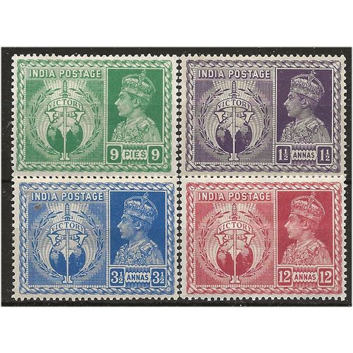 India 1946 Victory Set SG278-281 Mounted Mint ... ..