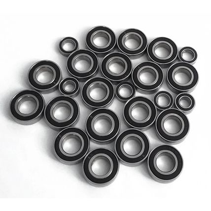 (24pc) MUGEN SEIKI MBX-7R ECO /MBX-5 /MBX-XR /X5T Rubber Sealed Ball Bearing Set