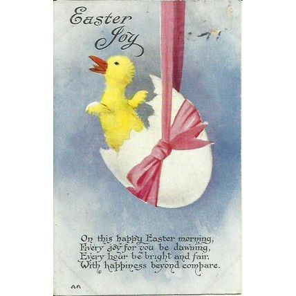 Art EASTER JOY Postcard (Millar & Lang 1101)