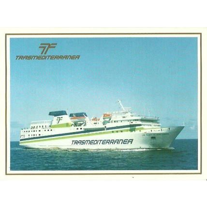 Trasmediterranea MV LAS PALMAS DE GRAN CANARIA Company Postcard