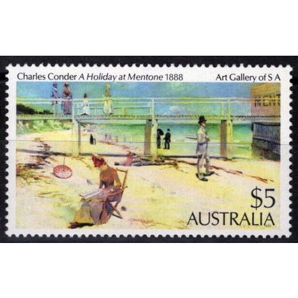 ZAYIX Australia 578 MNH Painting Artist Conder Seashore 090722S49