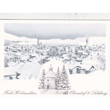 Austria 1979 Gedachtniskapelle card FDC Oberndorf special cancel unaddressed VGC