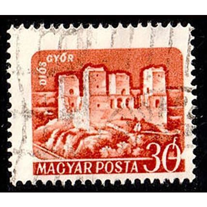 Hungary 1960 Castles 30f Used Stamp .