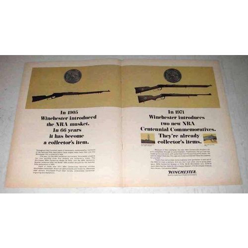 1971 Winchester NRA Centennial Musket and Rifle Ad