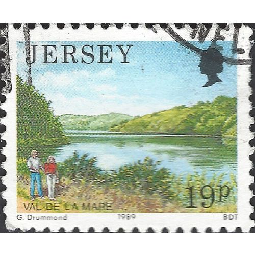 JERSEY, Val de la Mare, blue 1989, 19p