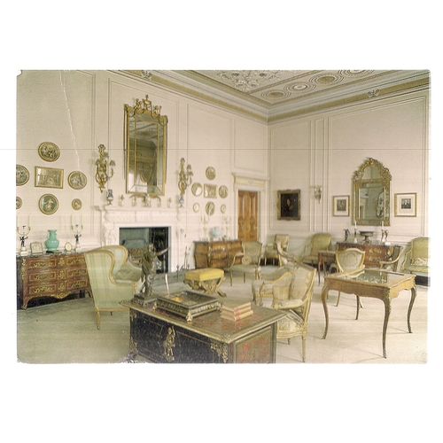 DRAWING ROOM, BERRINGTON HALL, LEOMINSTER unused postcard National trust /
