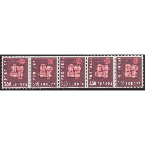 Portugal 1961 SG 1195 UMM Strip of 5 - Europa/CEPT (B-380-01)
