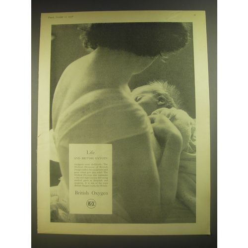 1958 British Oxygen Ad - Life and British Oxygen