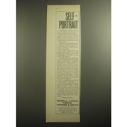 1959 Merrill Lynch Ad - Self-Portrait