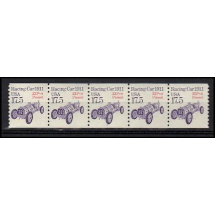2262a 17.5c Race Car Fine MNH Dry Gum PNC 1/5 X1071