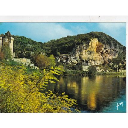 Laroque Gageac Chateau de la Malartrie France Yvon Postcard 1979 used VGC
