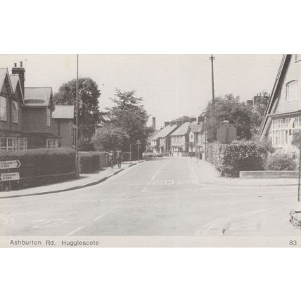 Ashburton Road Hugglescote Leicester Postcard