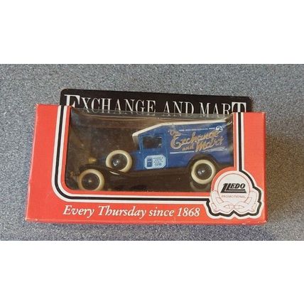 LLEDO Promotional Model 'Exchange & Mart' Blue Van