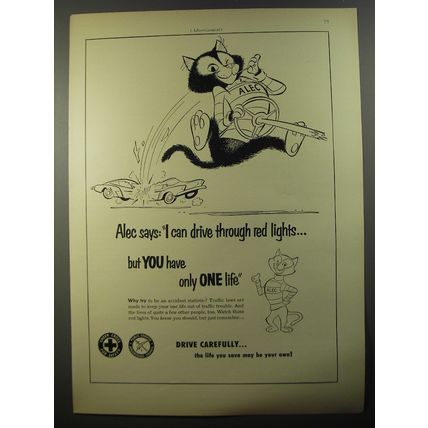 1954 Green Cross for Safety and Public Service Advertising Council Advertisement