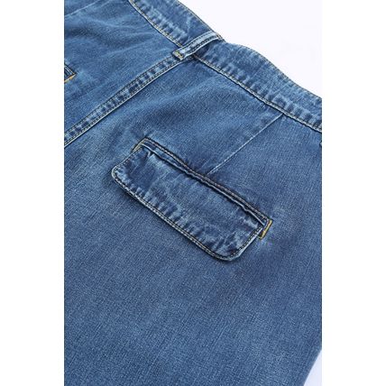 Blue Slouchy Wide Leg Jeans
