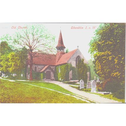 Old Church Shanklin Isle Of Wight Postcard (QIOW0237)
